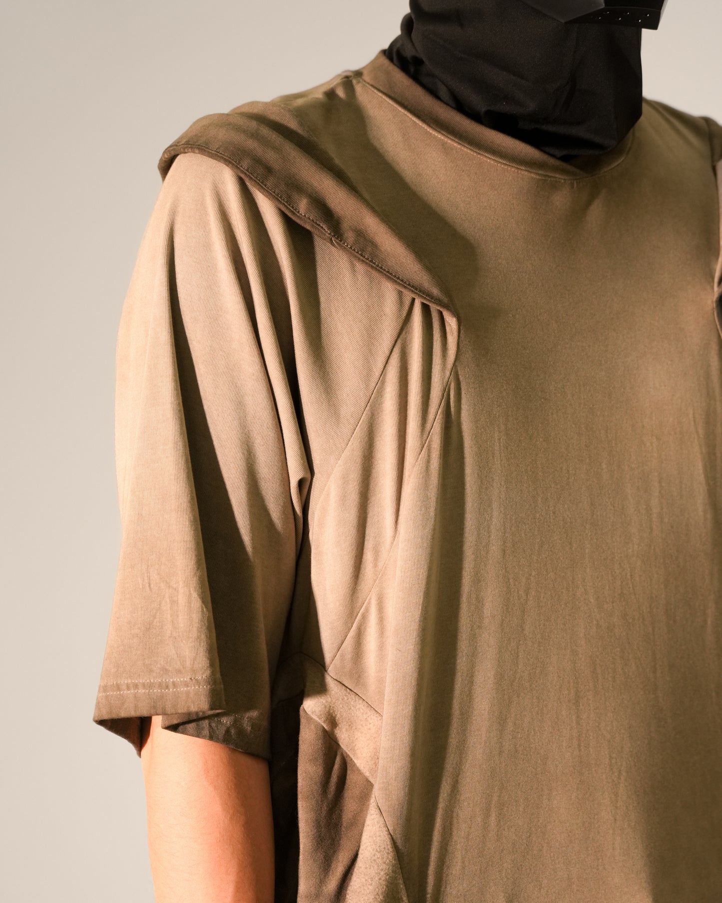 Mesh Patch Distressed Tee